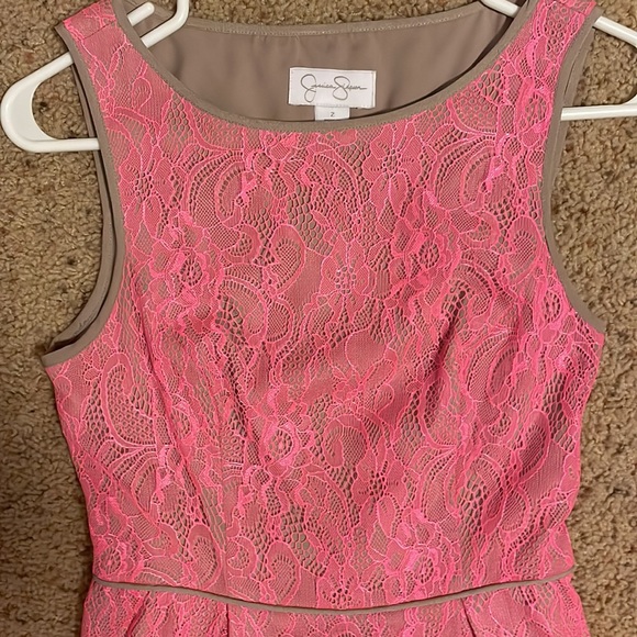 Bright pink Jessica Simpson dress - Picture 2 of 4
